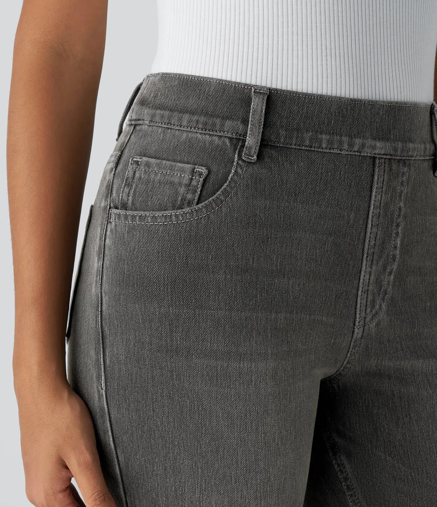 Anna | Elastic high-waisted trousers