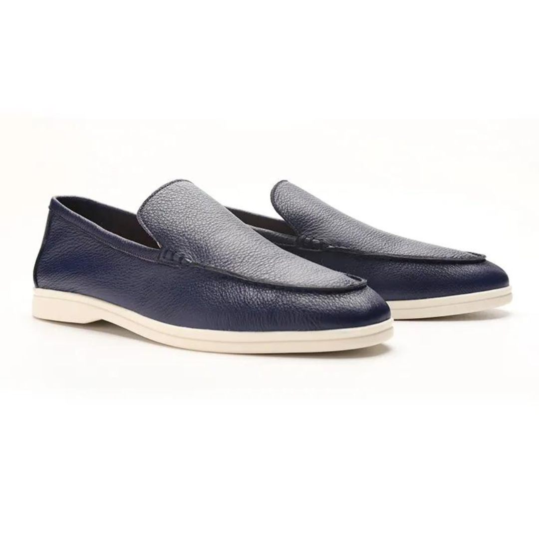 VALTO Cowhide Leather Loafers