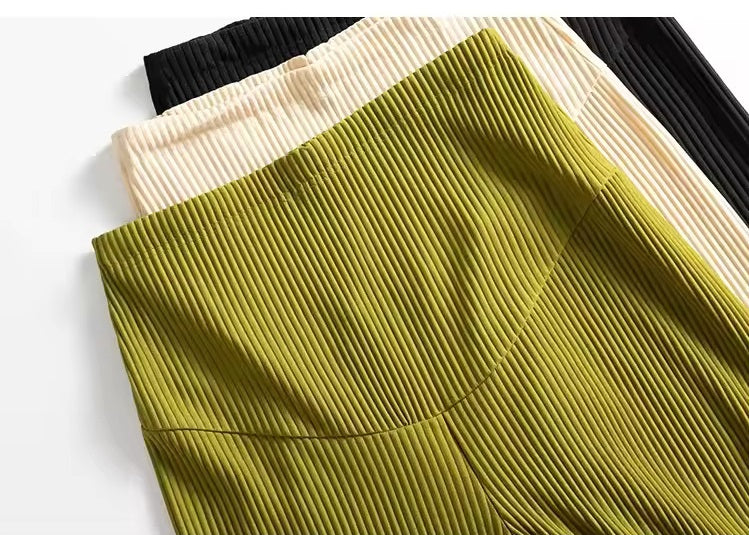 Ribbed Knit Maternity Pants
