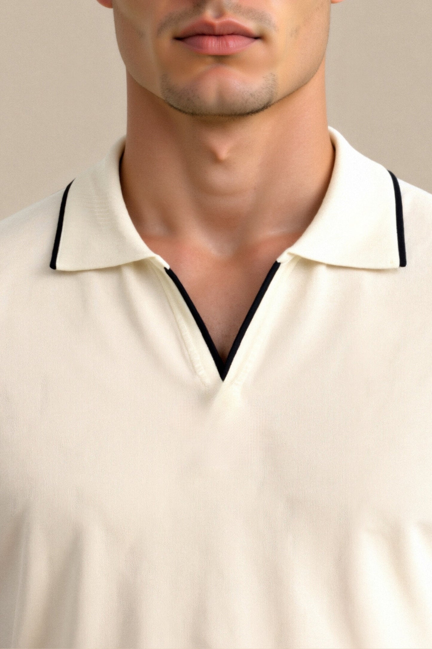 VALTO Contrast Slim Fitted Polo