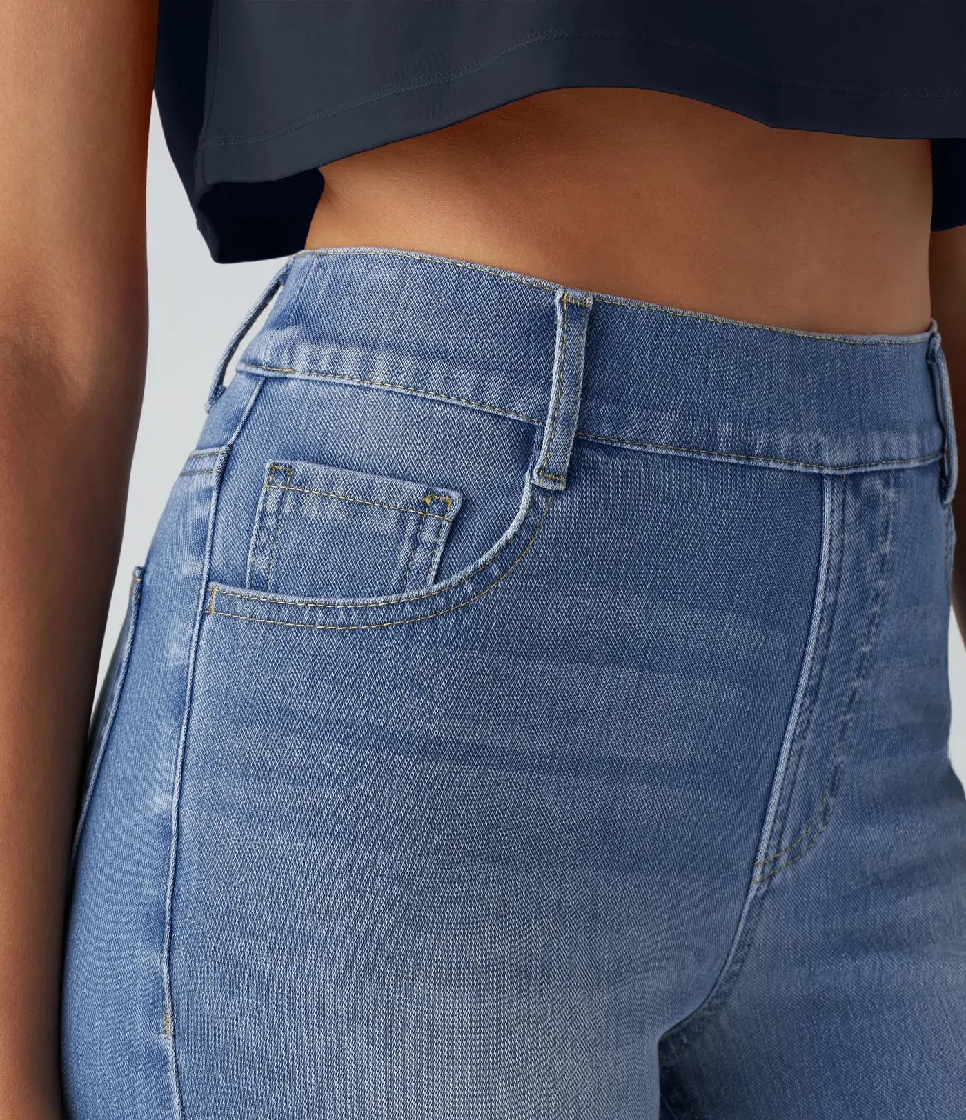 Anna | Elastic high-waisted trousers