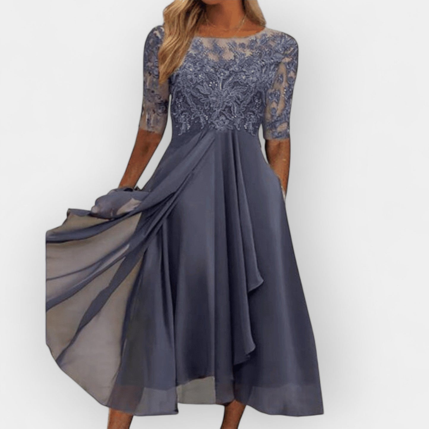LIVIA | Elegant Midi Dress