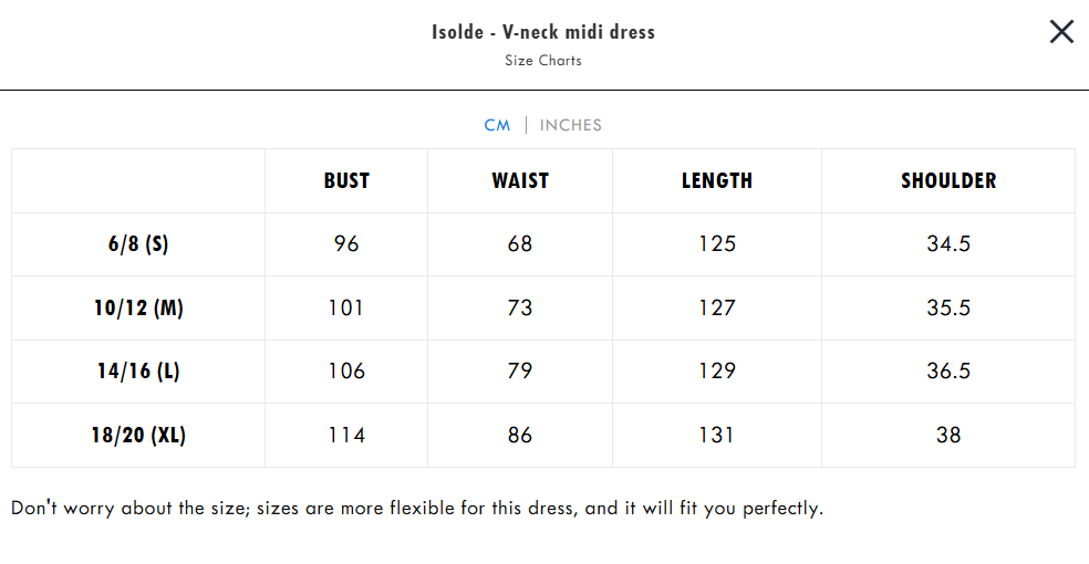 Isolde - V-neck midi dress