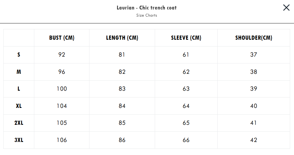 Laurian - Chic trench coat