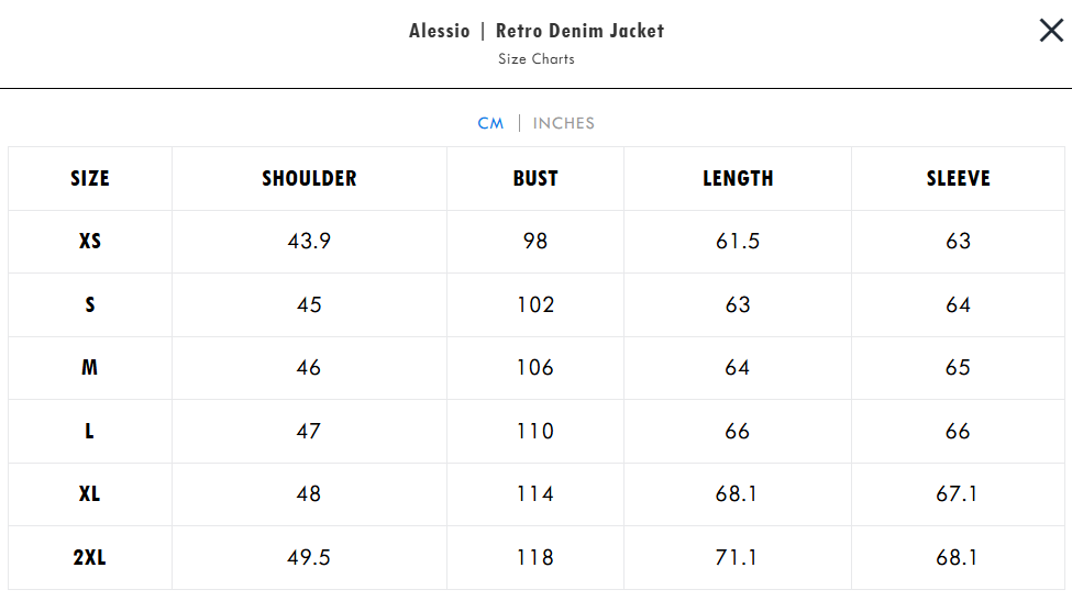Alessio | Retro Denim Jacket