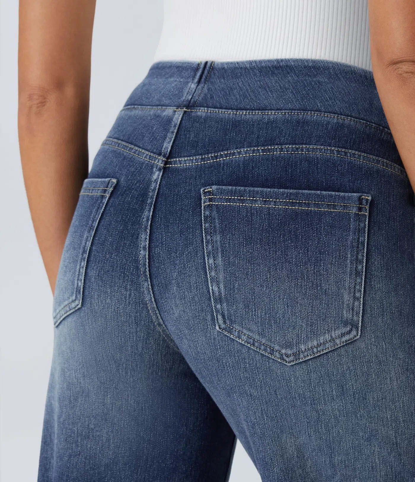 Eva | Elastic trousers with high waist