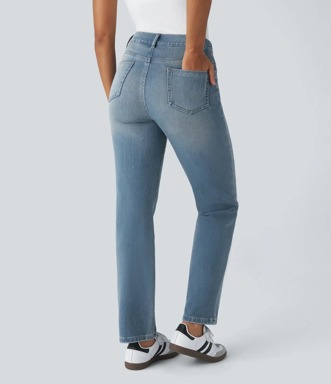 Anna | Elastic high-waisted trousers