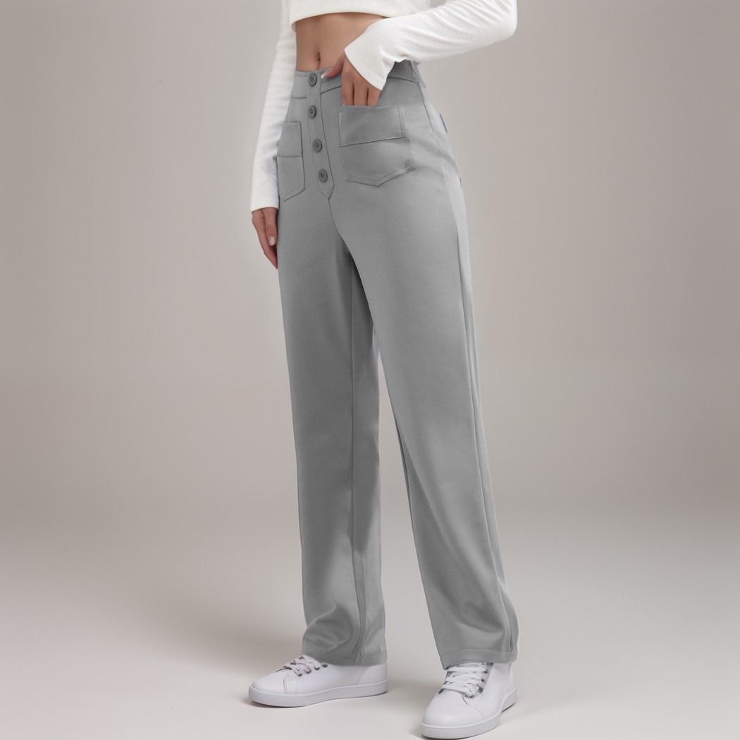 Momo | Elastic high-waisted trousers