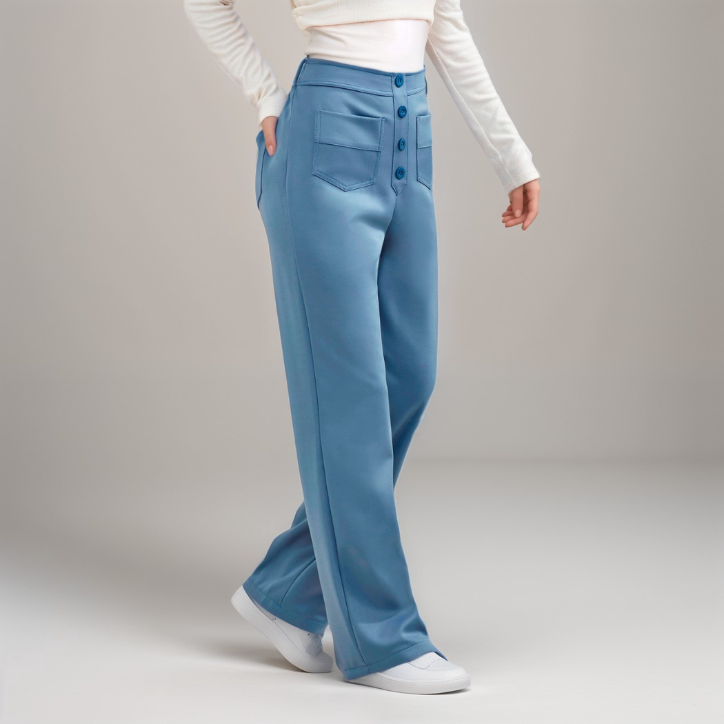 Momo | Elastic high-waisted trousers