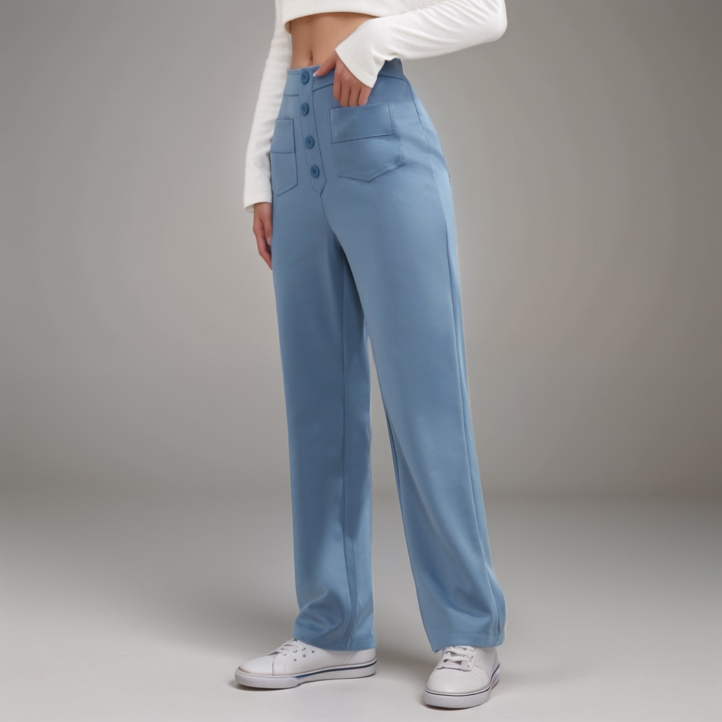 Momo | Elastic high-waisted trousers
