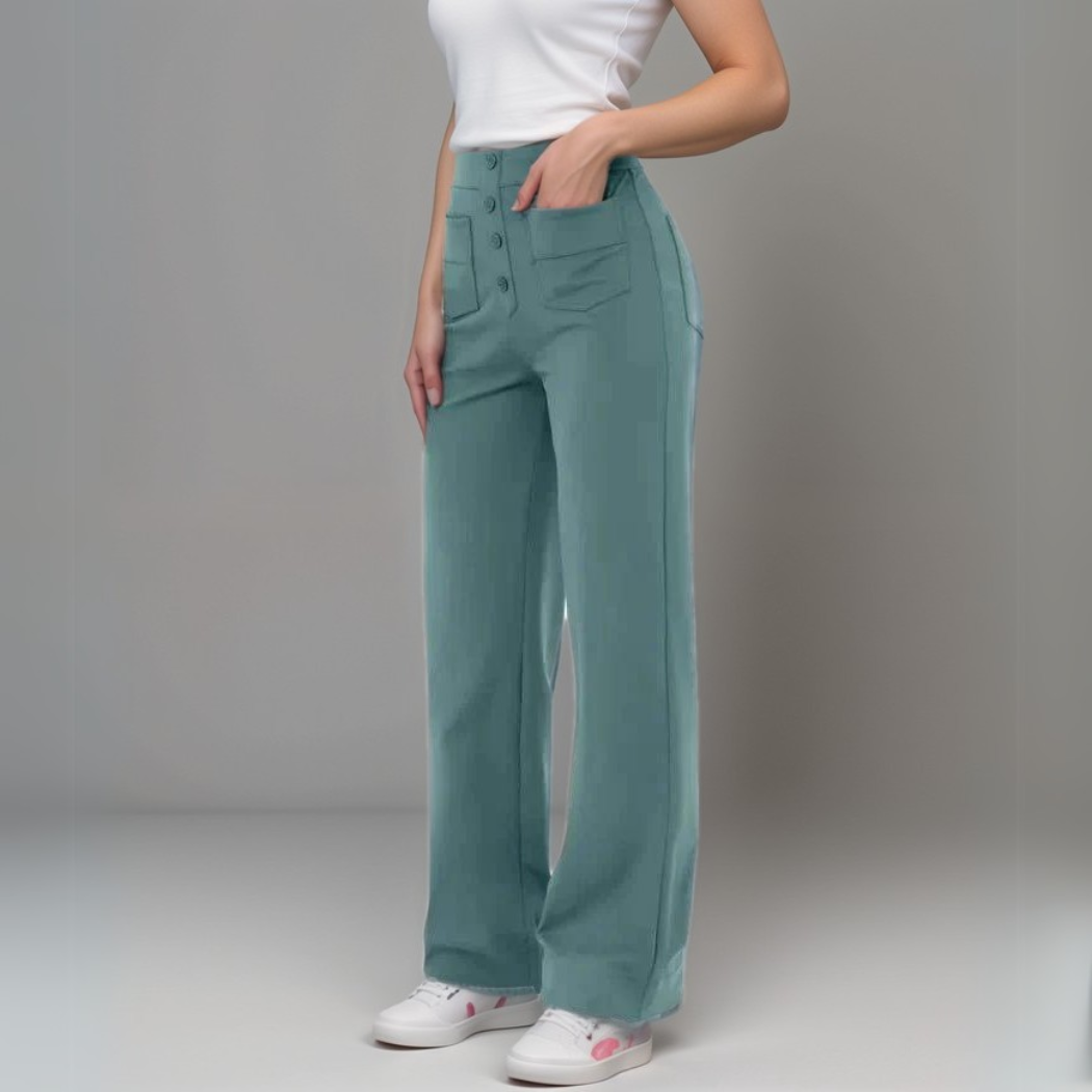 Momo | Elastic high-waisted trousers
