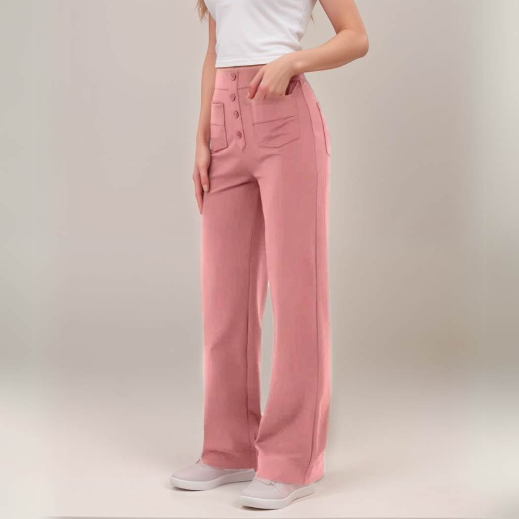 Momo | Elastic high-waisted trousers