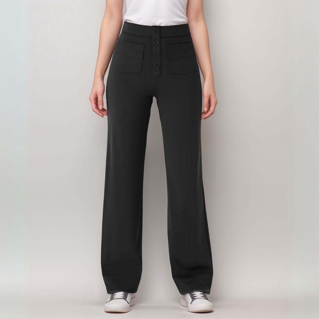 Momo | Elastic high-waisted trousers