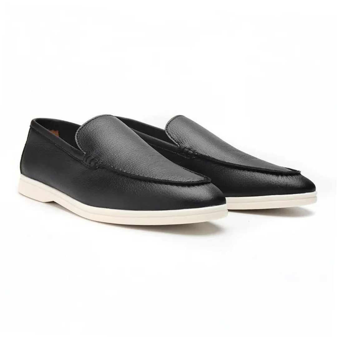 VALTO Cowhide Leather Loafers