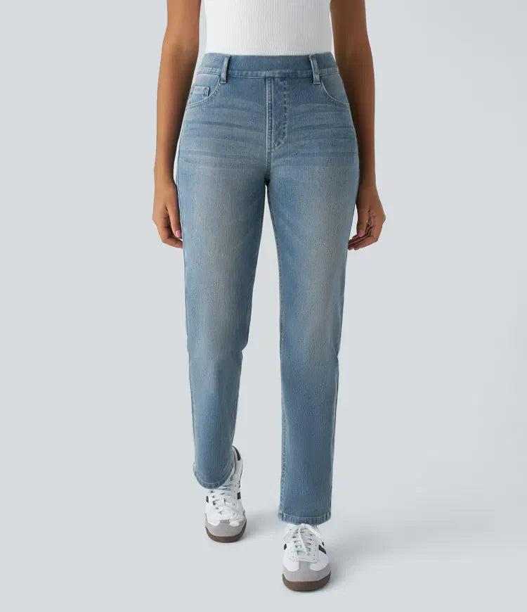 Anna | Elastic high-waisted trousers