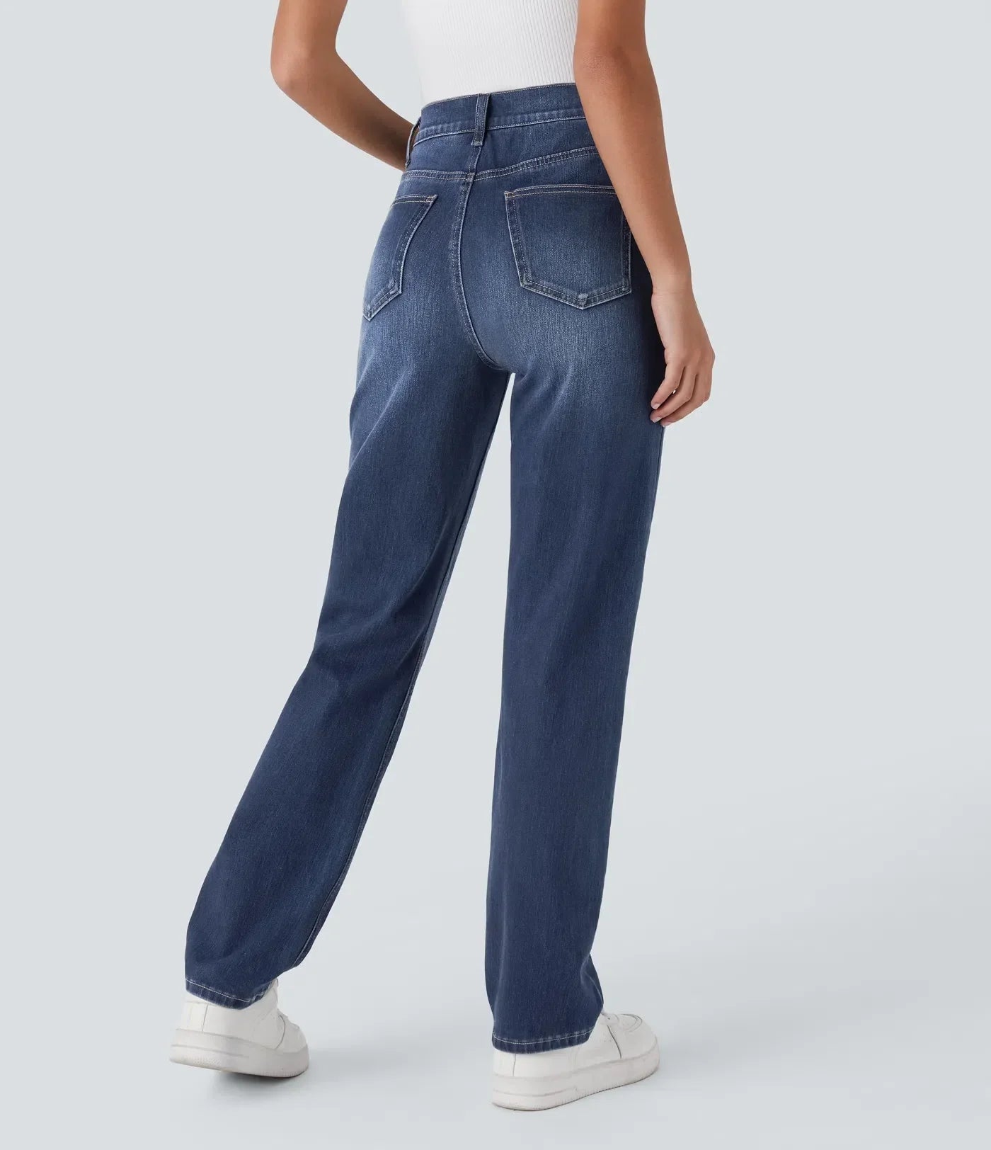 Anna | Elastic high-waisted trousers