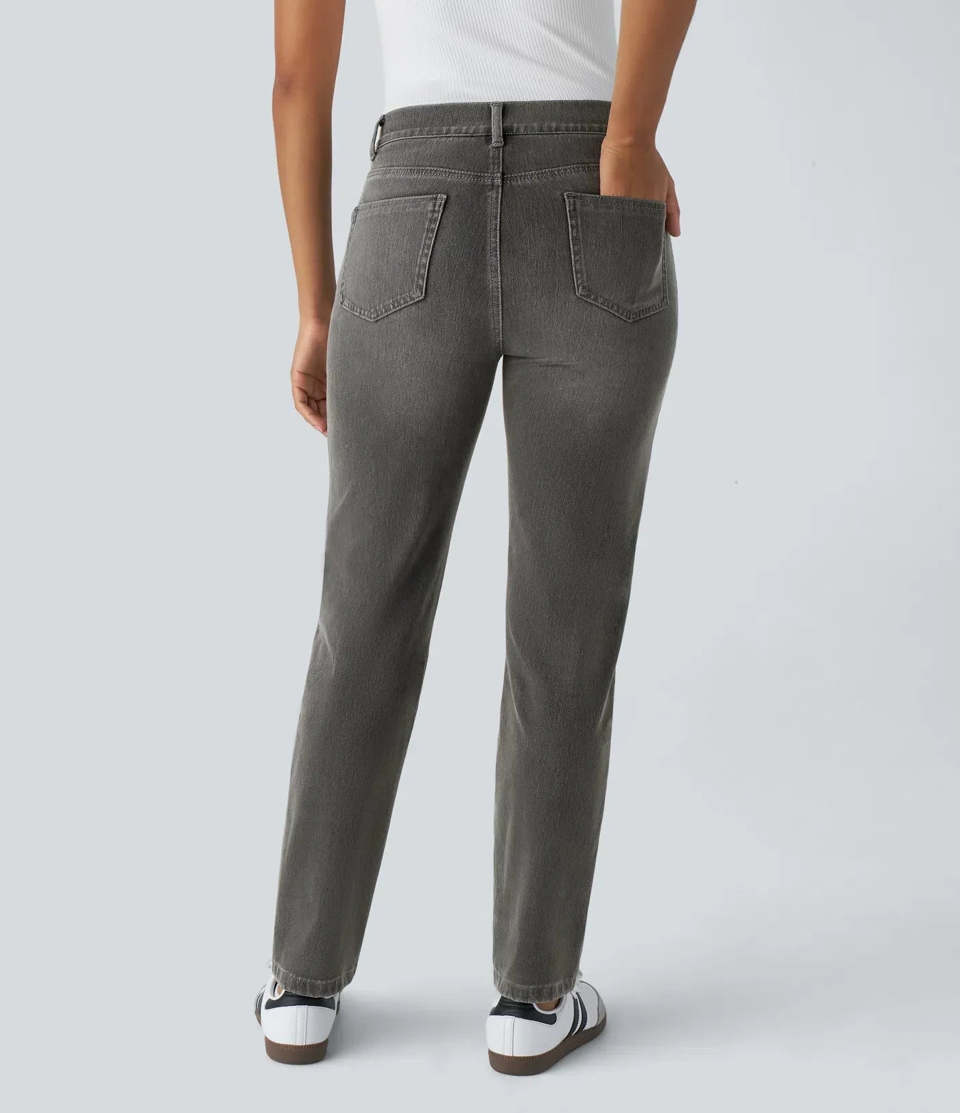 Anna | Elastic high-waisted trousers
