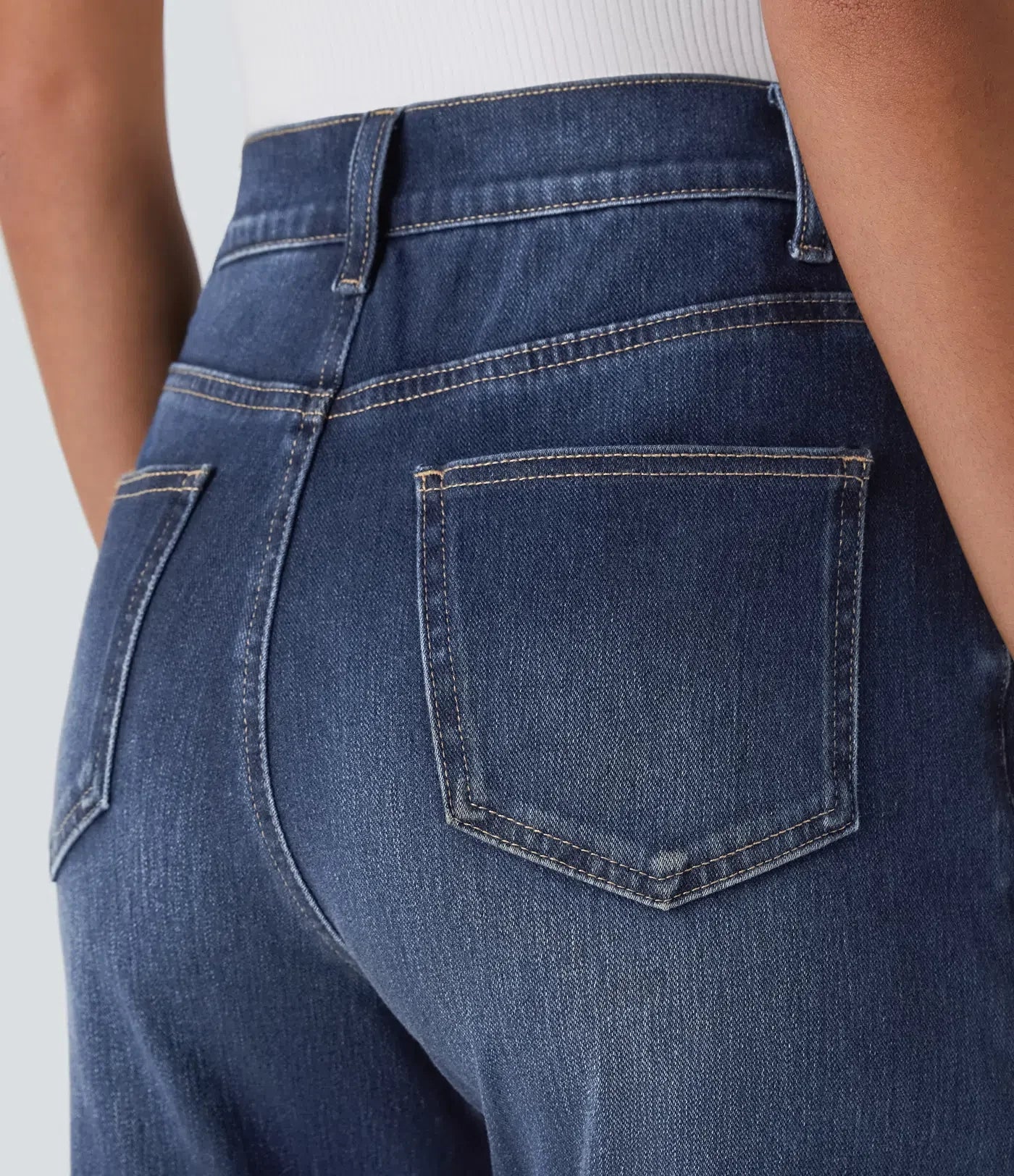 Anna | Elastic high-waisted trousers