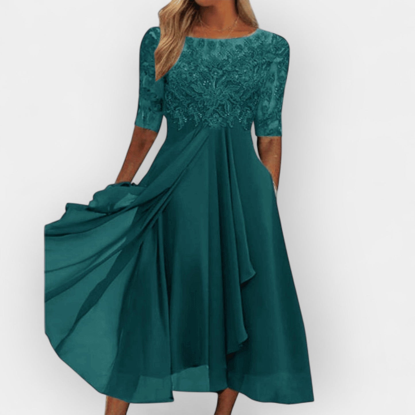 LIVIA | Elegant Midi Dress