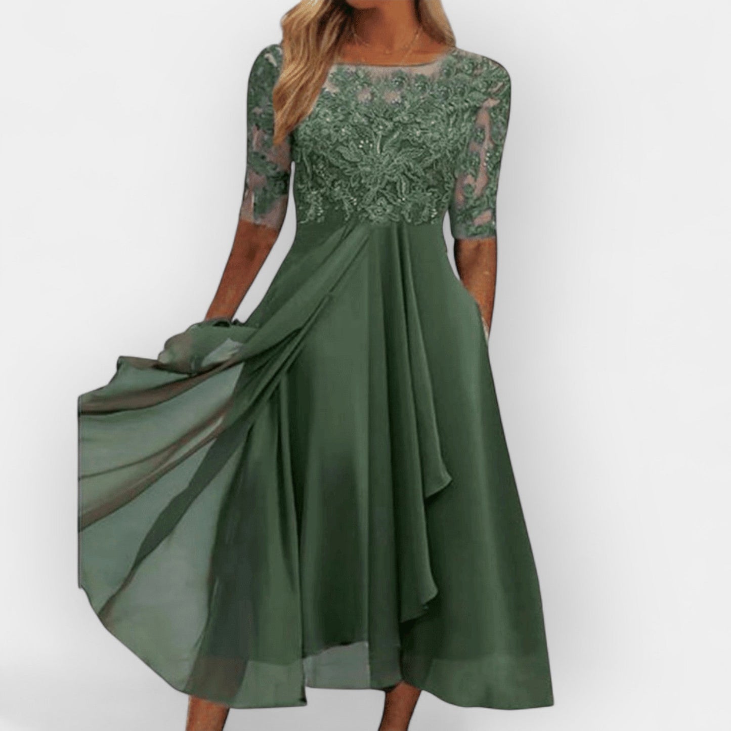 LIVIA | Elegant Midi Dress