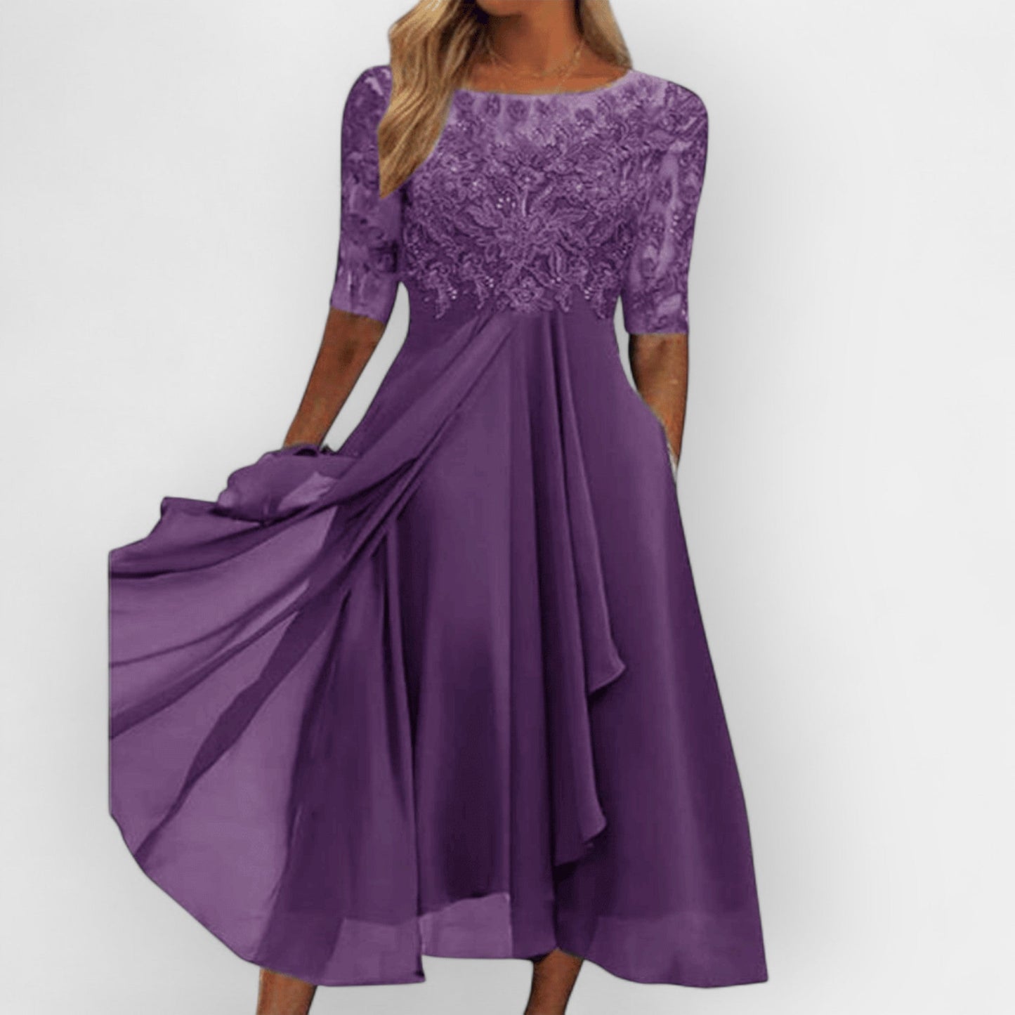 LIVIA | Elegant Midi Dress