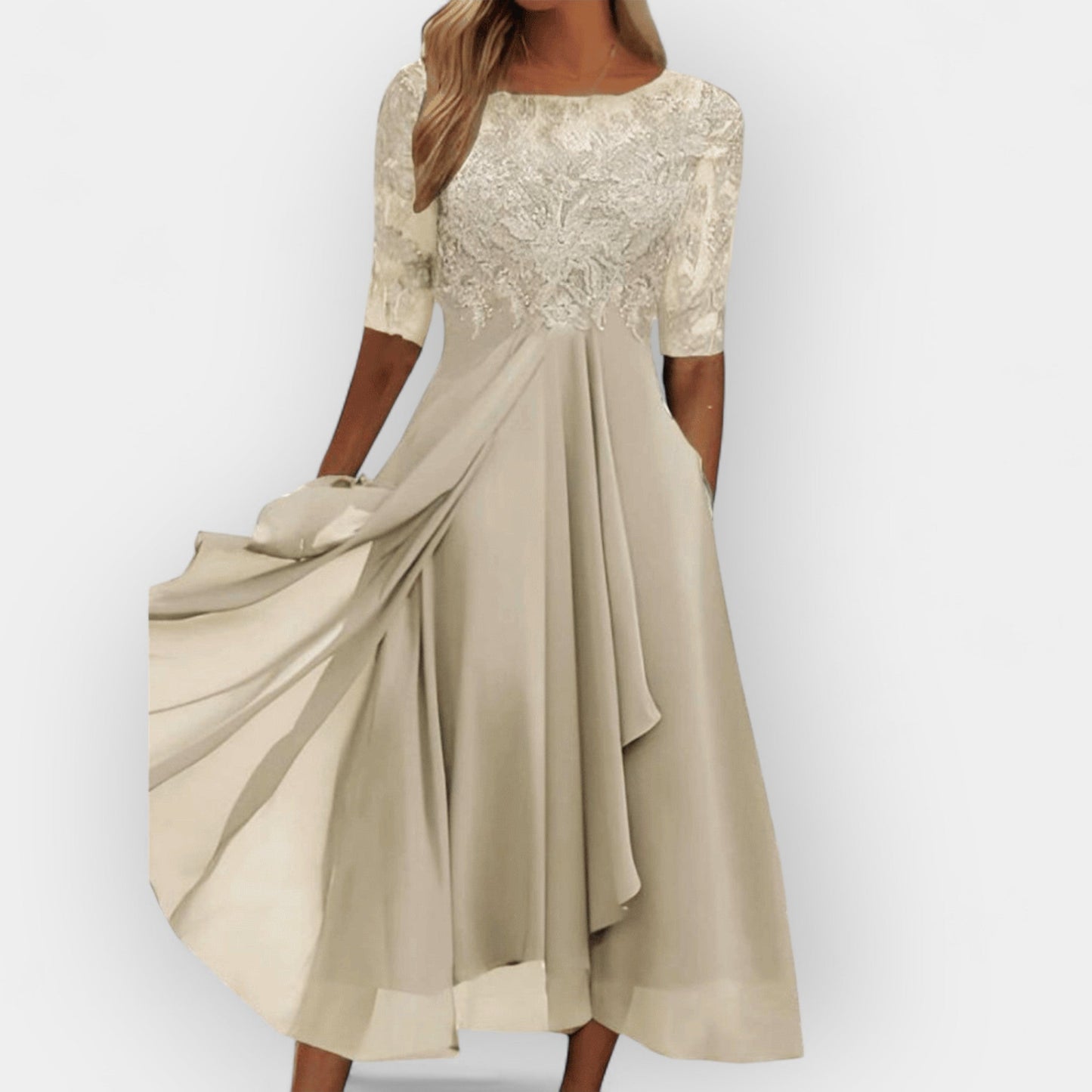 LIVIA | Elegant Midi Dress