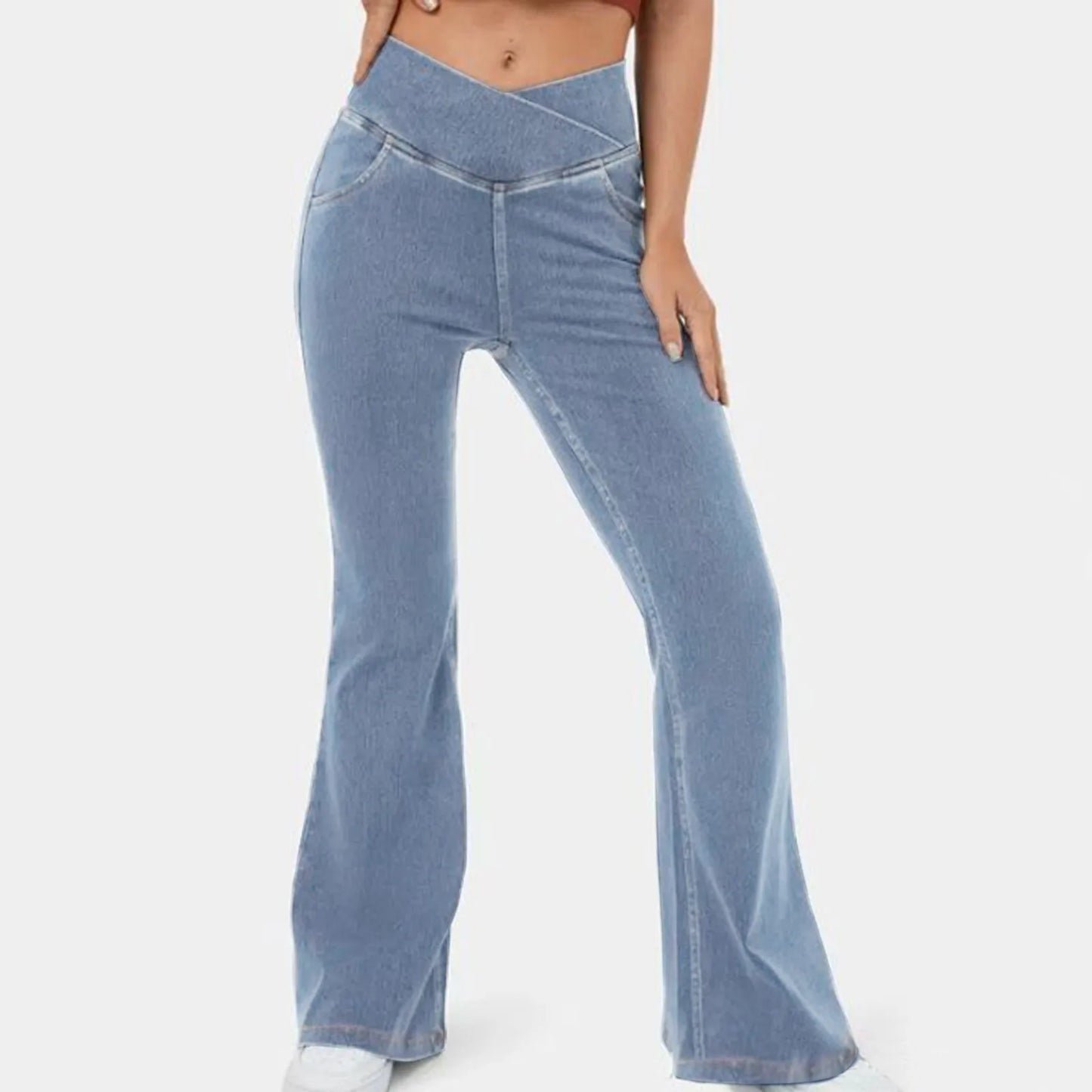 Alicia | High-waist flared jeans