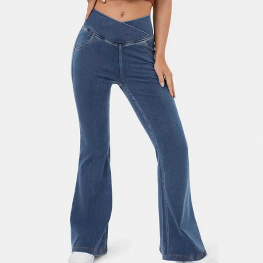Alicia | High-waist flared jeans