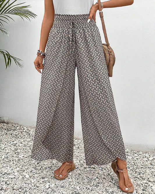 LUNARA - WIDE LEG TROUSERS