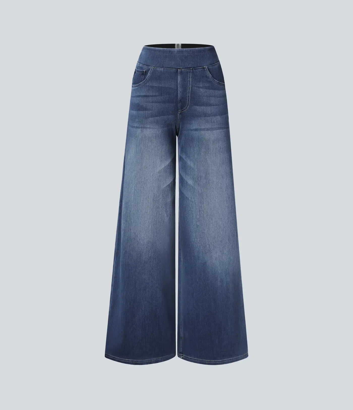 Eva | Elastic trousers with high waist